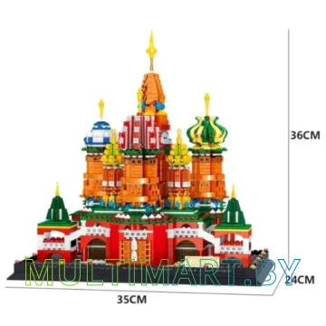 Конструктор King Creator 10961 Собор Василия Блаженного картинка 4